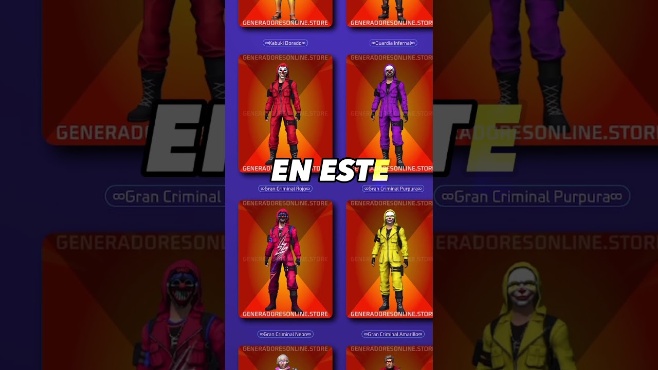 que beneficios tienen las skins y ropa en free fire